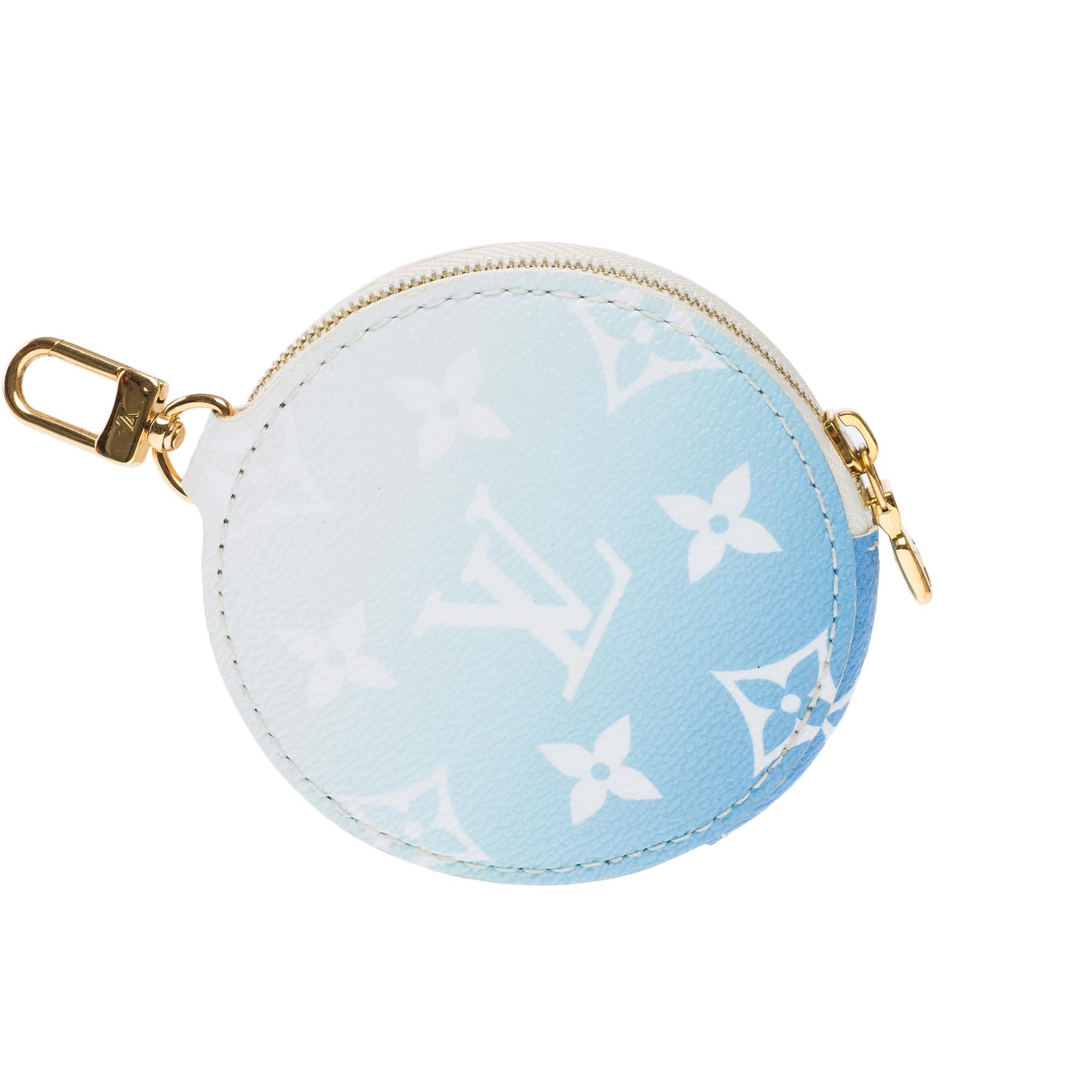 By the Pool Louis Vuitton Multi-Pochette shoulder bag in Blue canvas, GHW For Sale 3