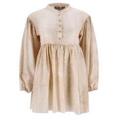 By Walid - Chemise péplum en soie