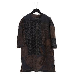 Walid Veste Manteau FR36 Delya Patchwork-Manteljacke aus Seide mit Perlenbesatz aus Seide UK8 US6 NEU