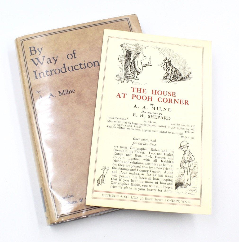 American By Way of Introduction, Signed by A.A. Milne, Circa 1929 For Sale
