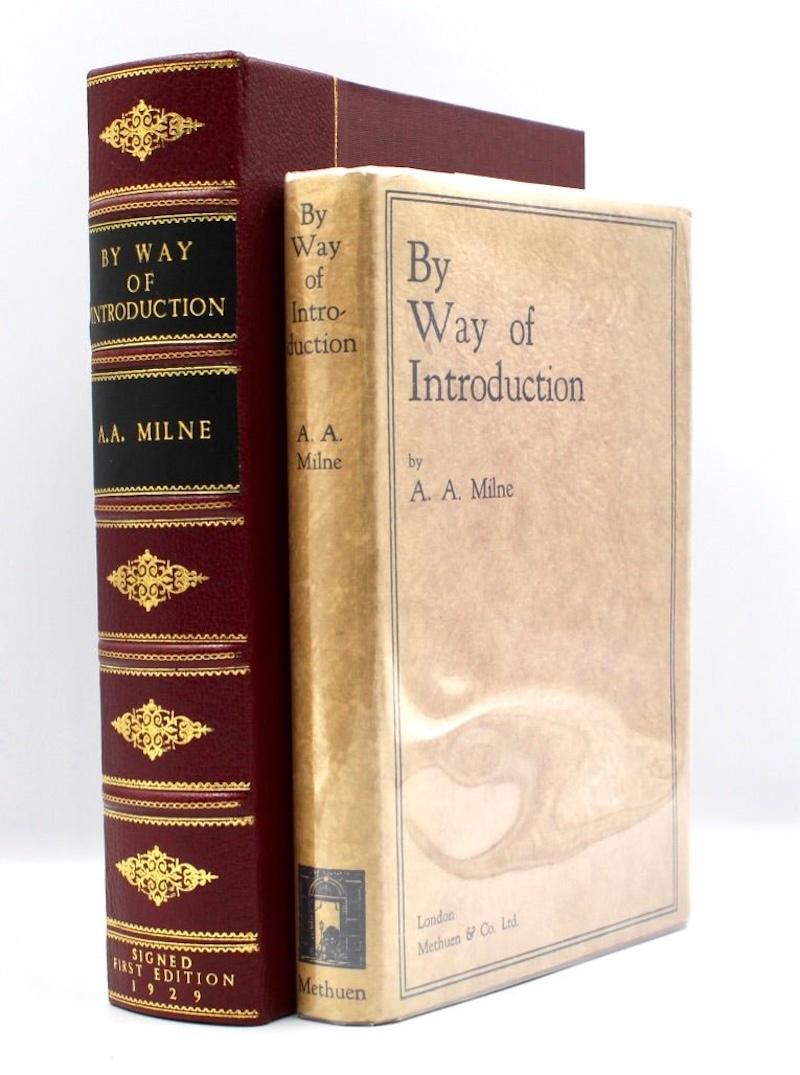 American By Way of Introduction, Signed by A.A. Milne, Circa 1929 For Sale
