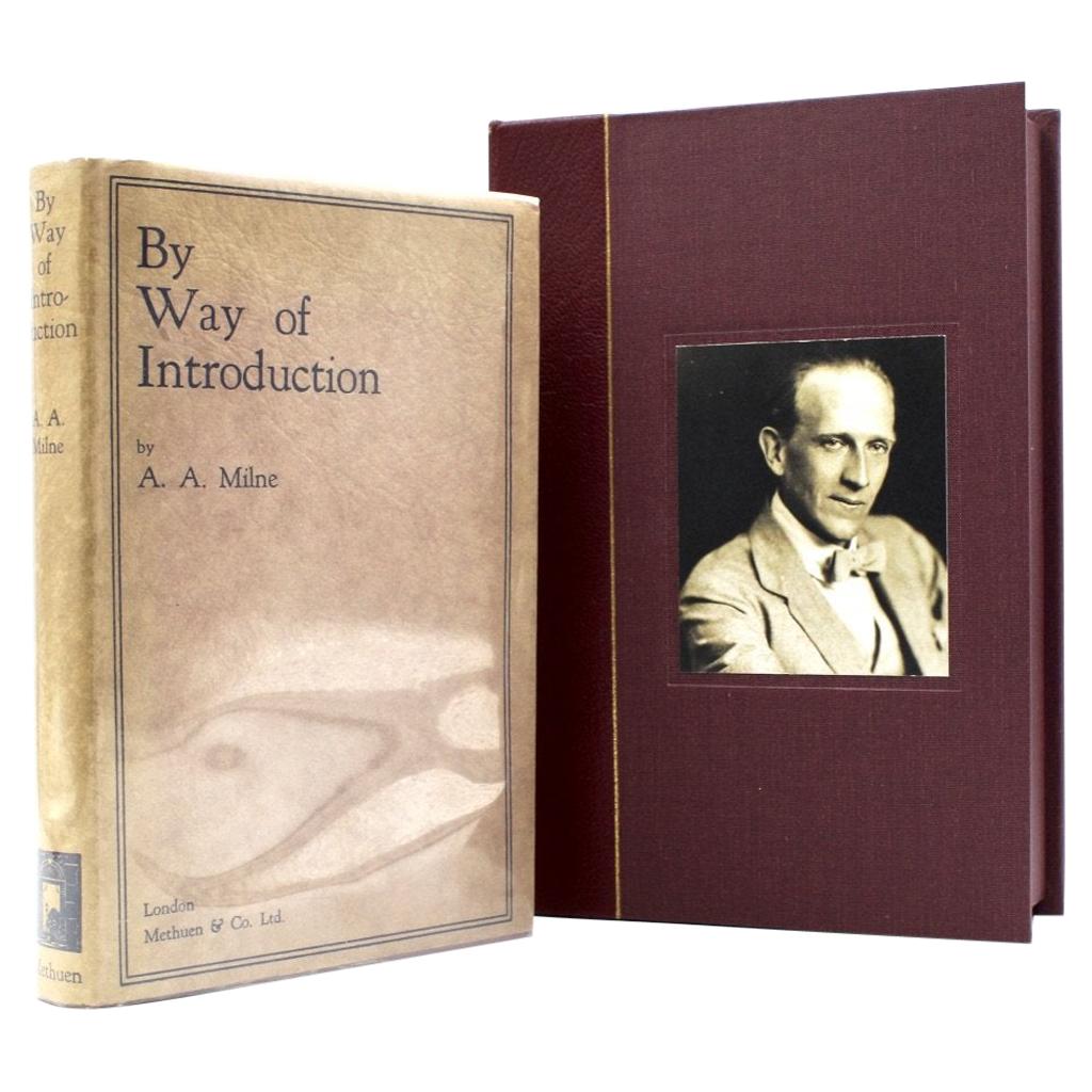 By Way of Introduction, Signed by A.A. Milne, Circa 1929 For Sale