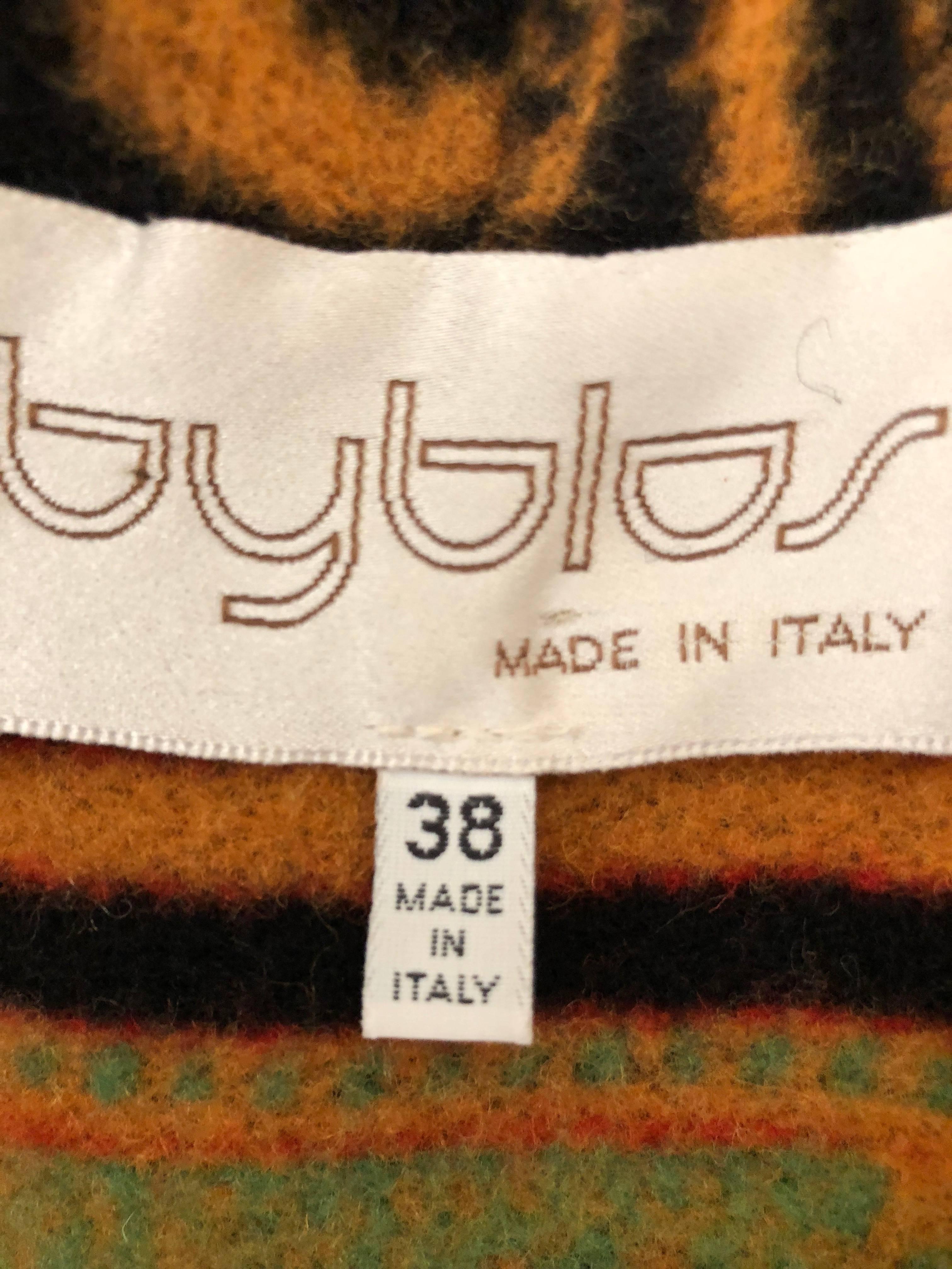 Women's Byblos 1970's Blanket Coat by Gianni Versace For Sale
