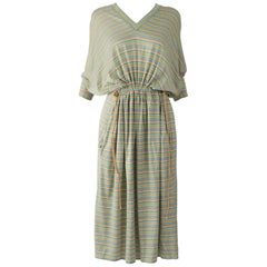 Byblos 1970s Striped Knit Dress