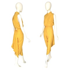 Byblos by Alan Cleaver and Keith Varty vintage 90s linen jumpsuit