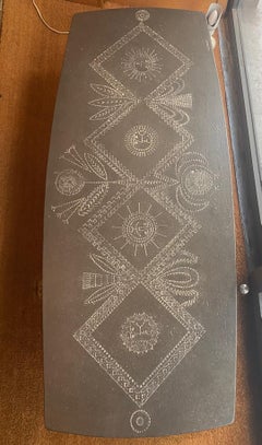 "Byblos" Coffee Table by Roger Capron, France, 1960s