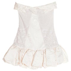 Byblos - Robe de cocktail courte en damas ivoire