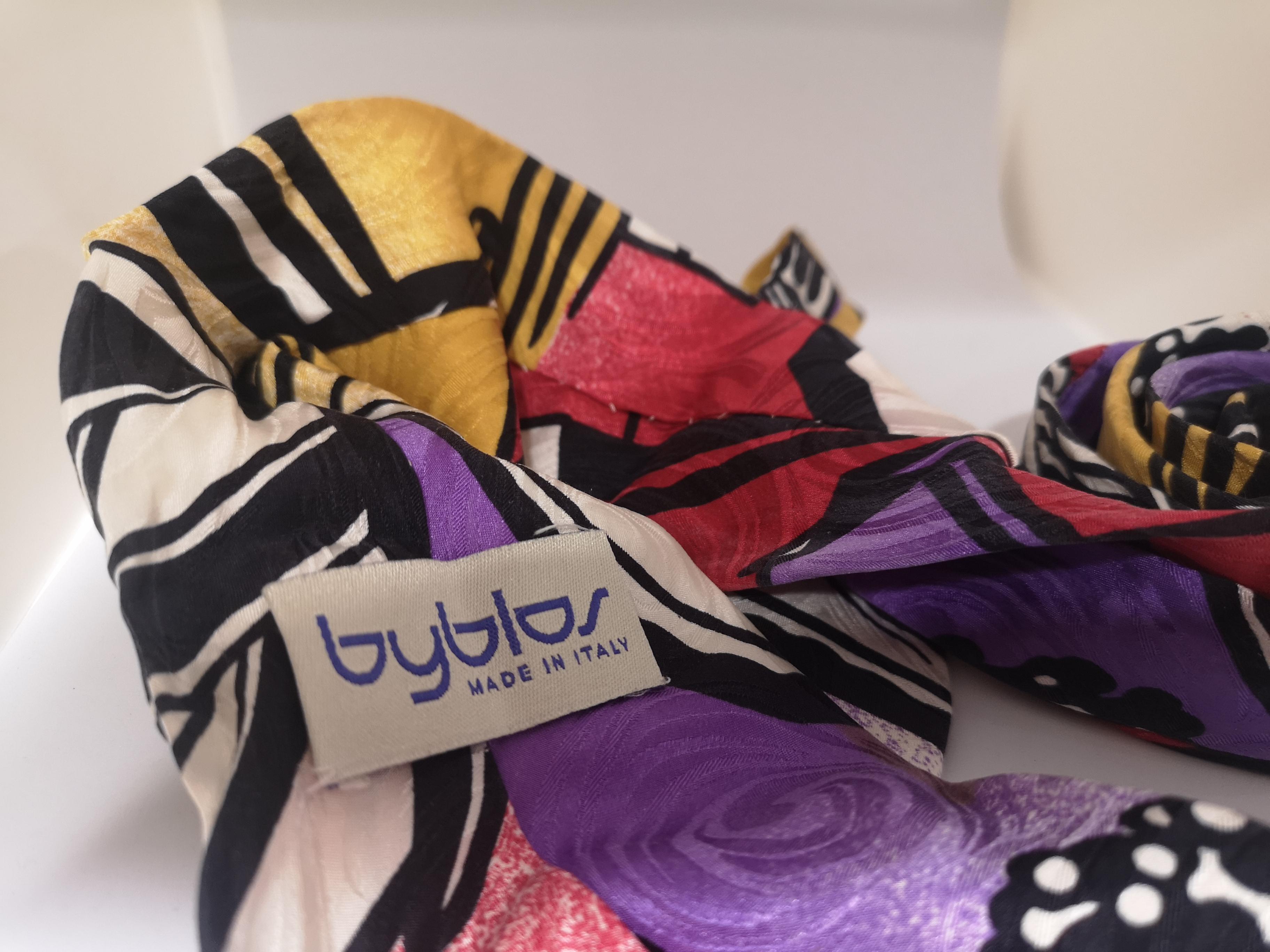 Men's Byblos multicoloured silk tie