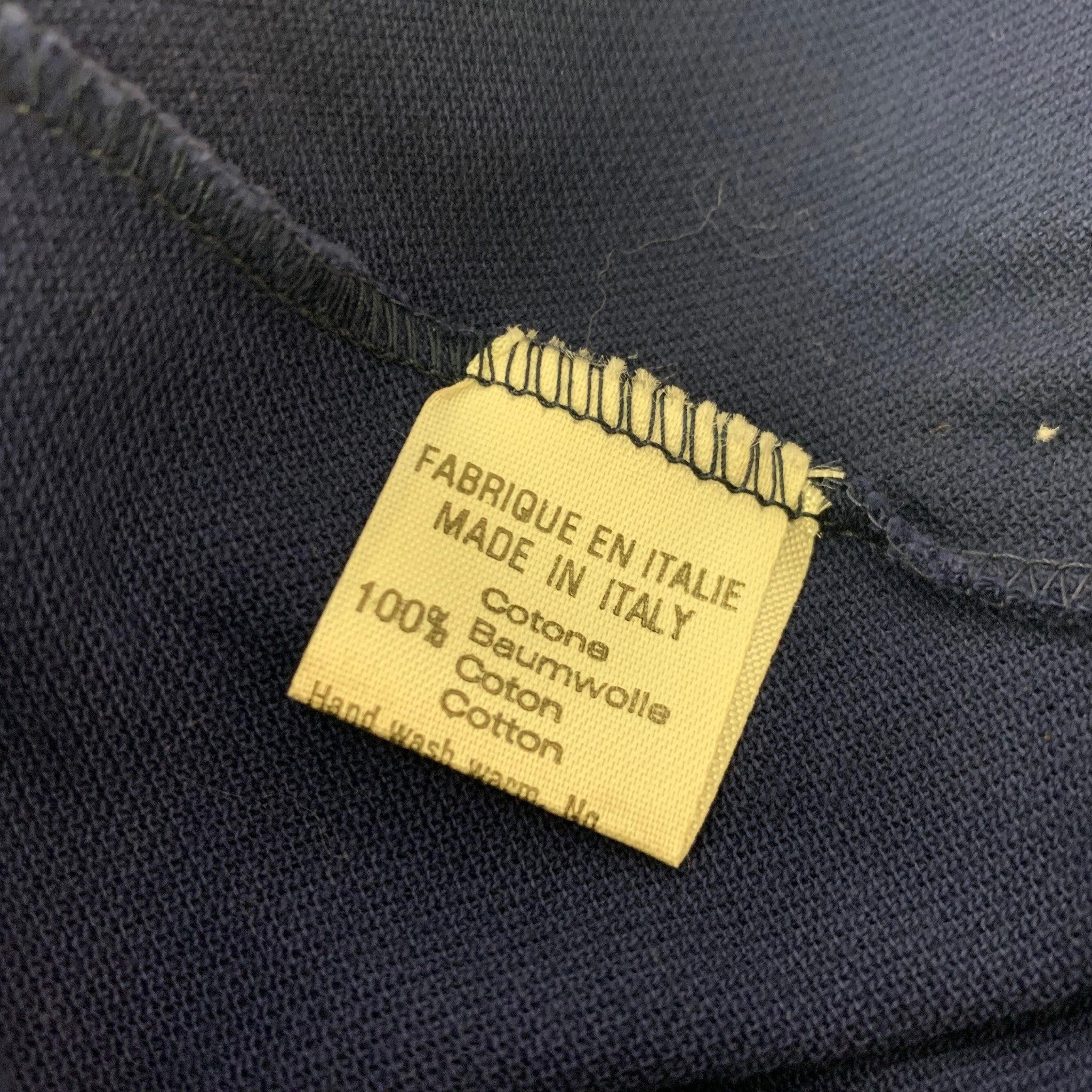 BYBLOS - T-shirt à manches courtes en coton bleu marine taille L Pour hommes en vente