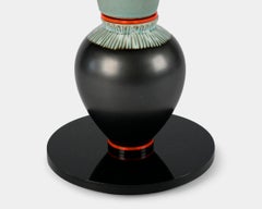 table d'appoint 'Bye Bye Badman':: Céramique et verre vintage:: Pièce unique