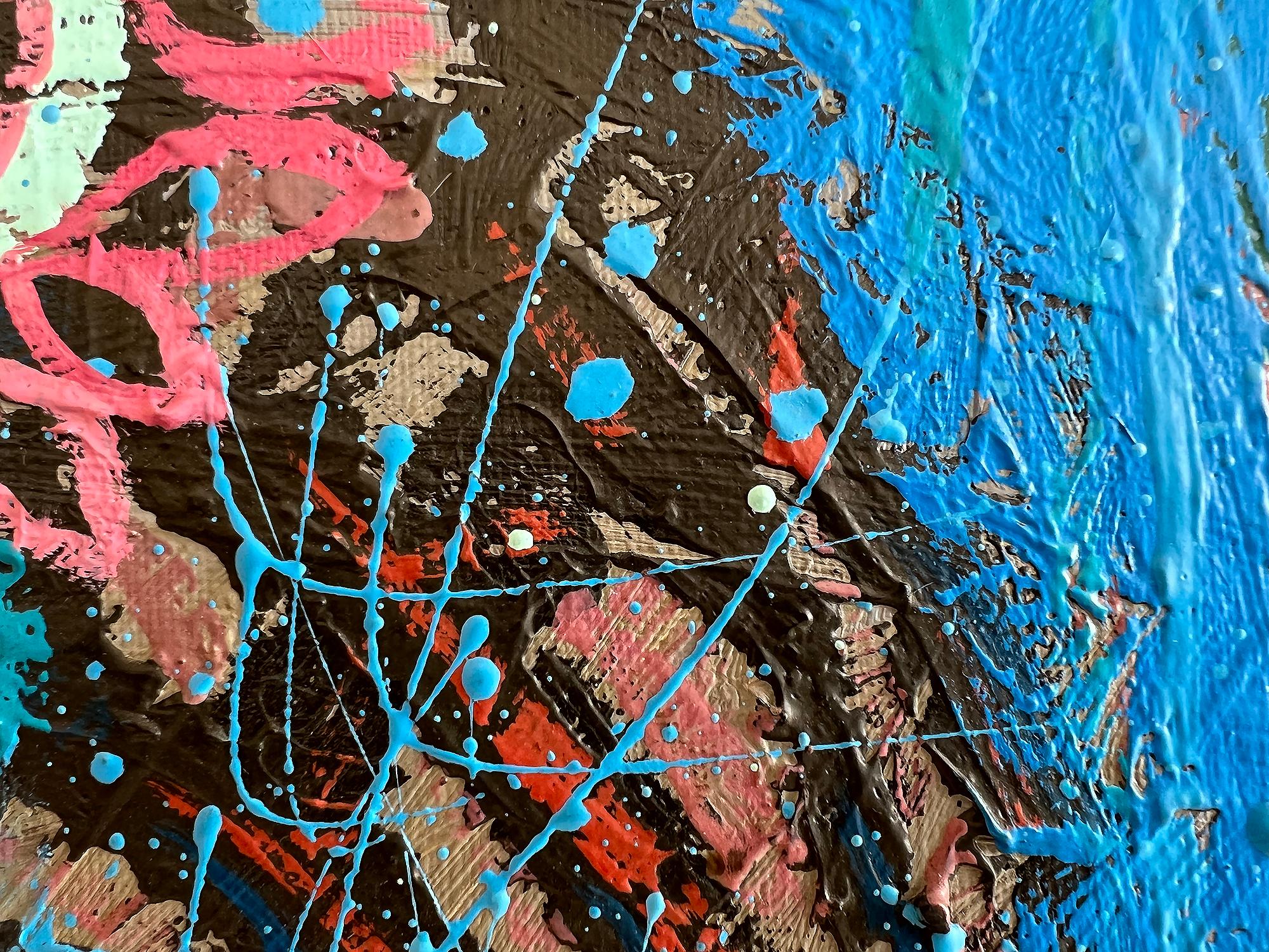 The Night Journey - Drip Painting like Jackson Pollock For Sale 2