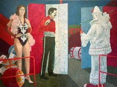 Fred, Clown, and Show Girl from Byron Burford's Circus Imagery