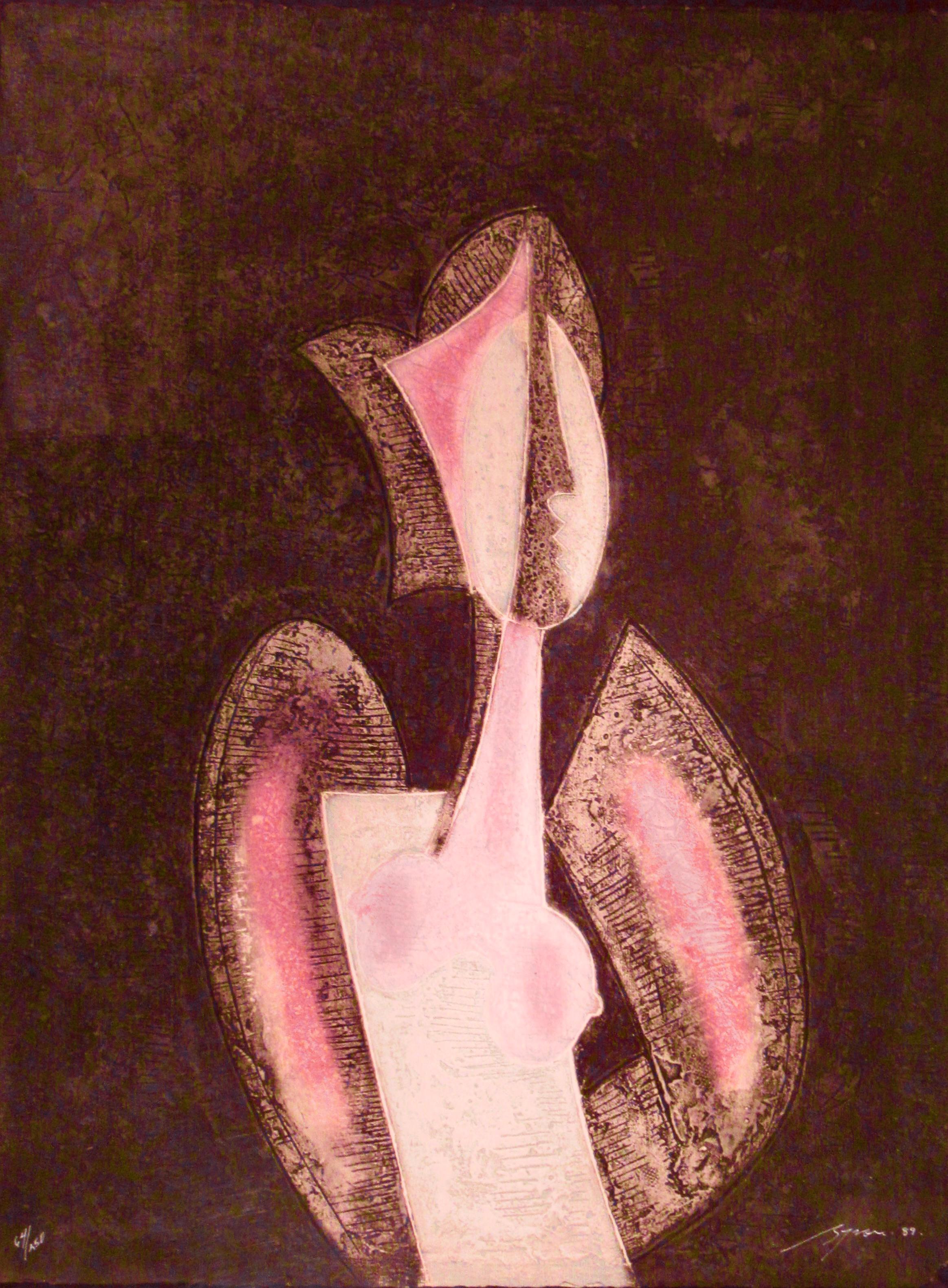 Pink Lady - Print di Byron Galves