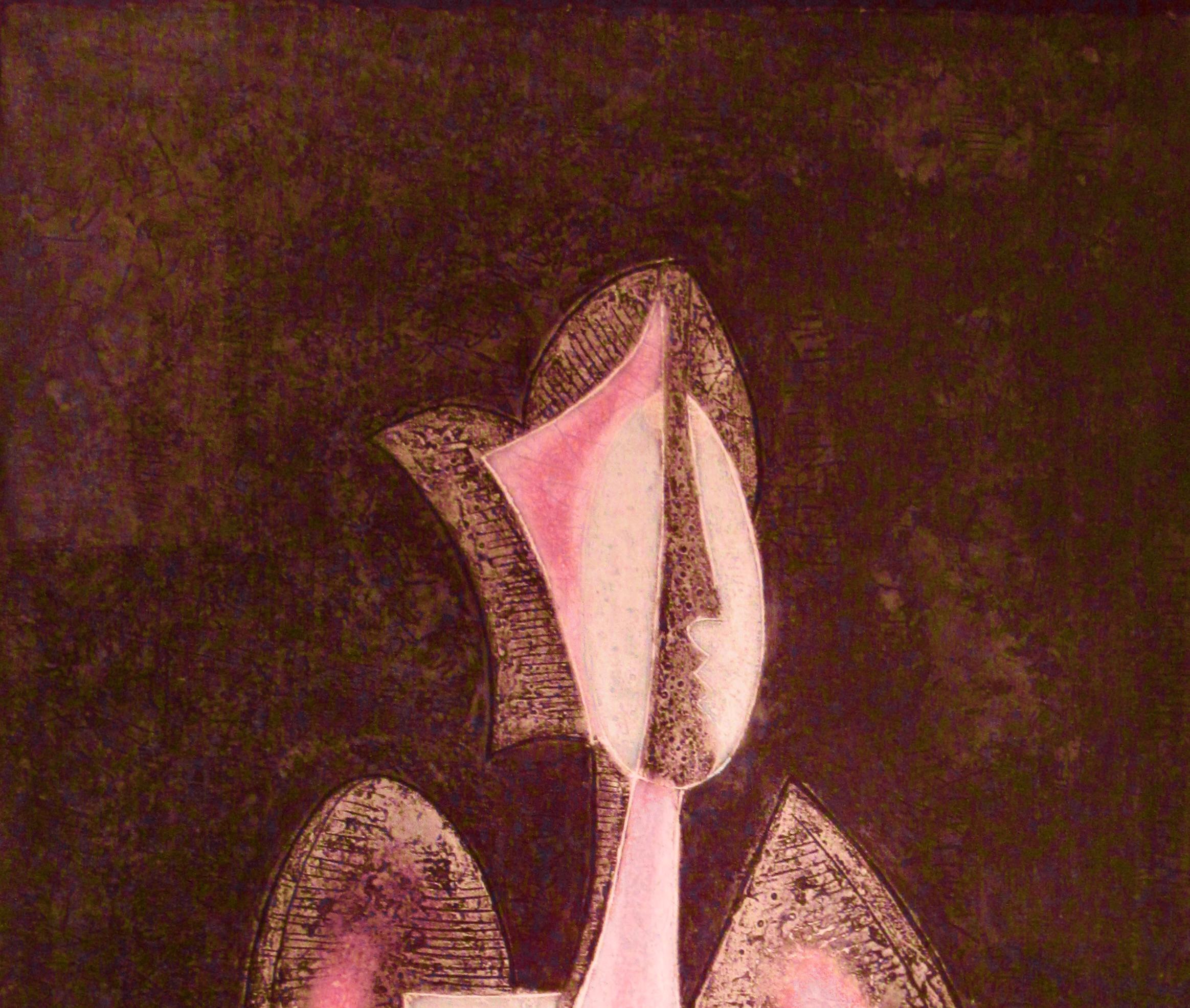 Pink Lady - Print Moderno di Byron Galves