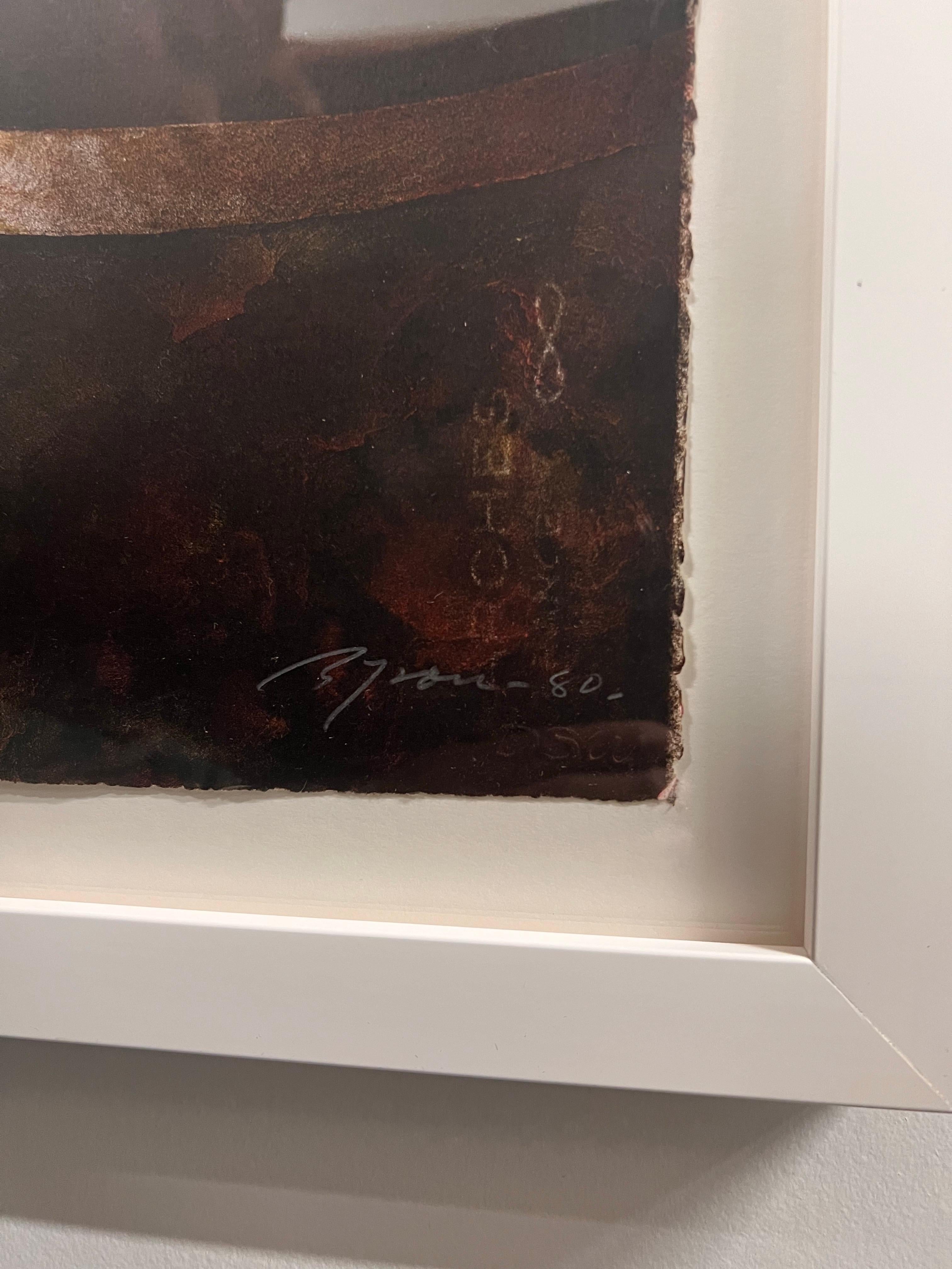 Byron Galvez Abstract Lithograph 