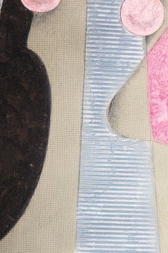 Mask, Embossed Lithograph by Byron Galvez