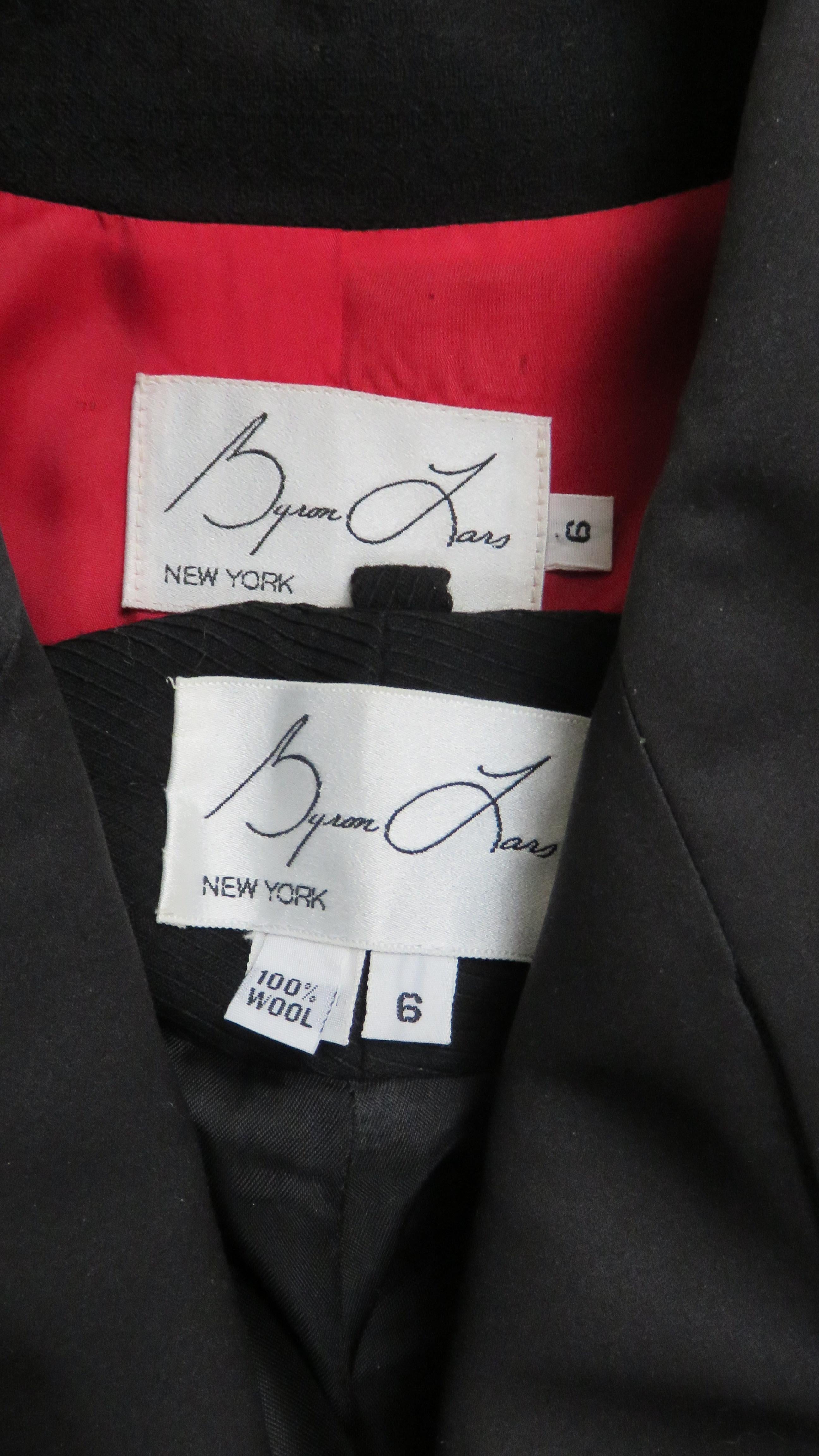 Byron Lars Legendary New 1990s Tuxedo Pants and Coat For Sale 11