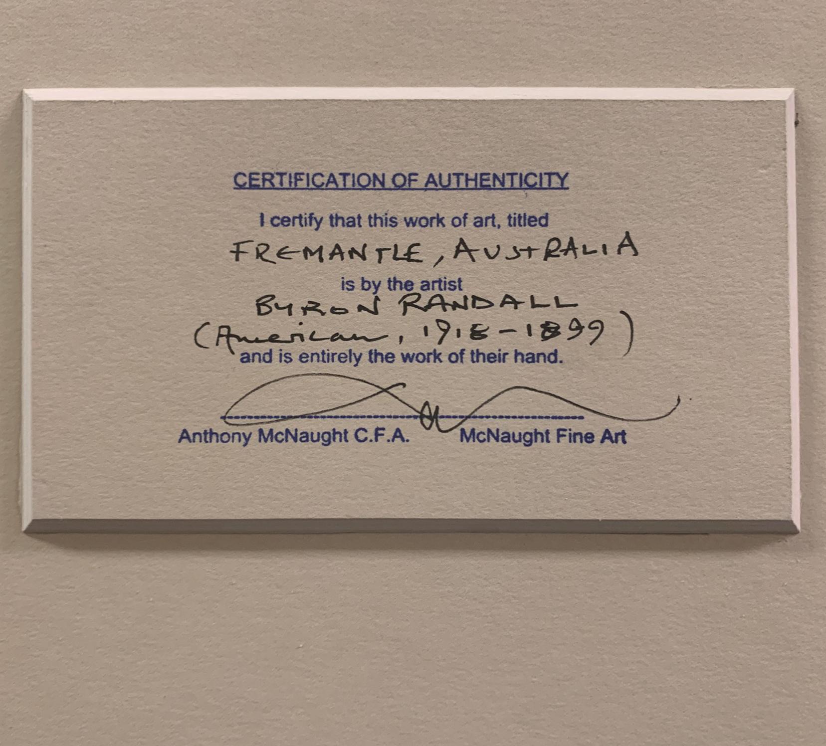 Fremantle Harbor, Perth, Australie occidentale, post-impressionniste, SFAA, MoMA en vente 4