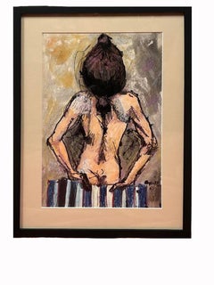 Modern Mixed Media Nude by Byron Randall #2