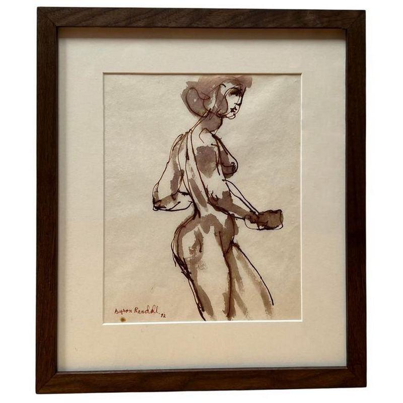 Pair of Nudes-  Watercolors by Byron Randall 1