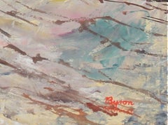 "Spring Fields, Sheek Island" 1955 Oil & Casein Landscape Painting