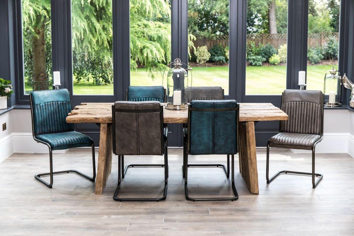 A fine Byron rustic dining table, 20th century.

Add country charm to your kitchen or dining room with our ‘Byron’ rustic dining table.

The ‘Byron’ is made from reclaimed wood, meaning that each one is unique. The table features natural