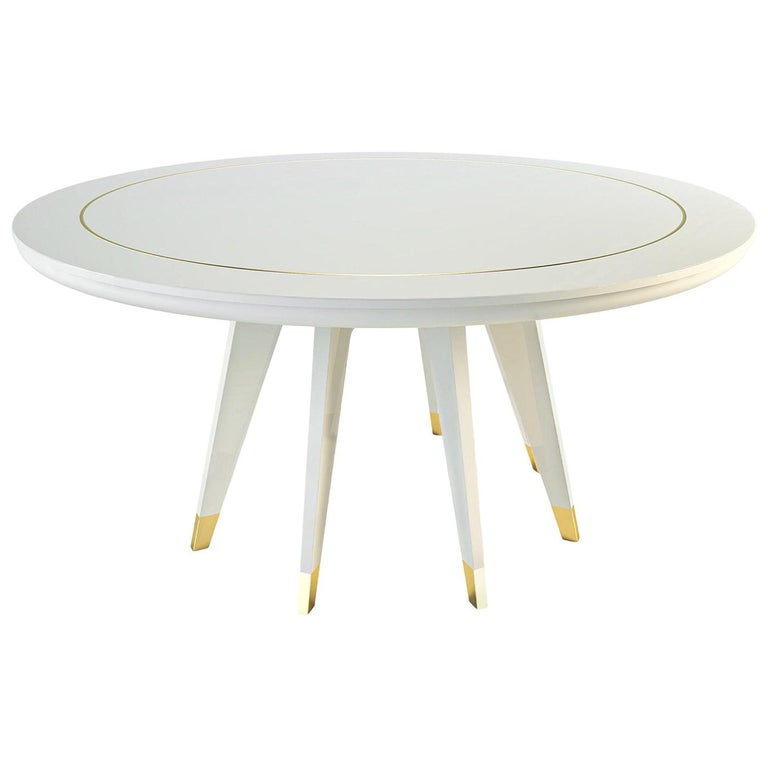 Byron White Dining Table by Giannella Ventura For Sale