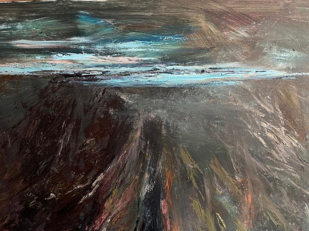 „Passage of Dreams“ von Byron Z. Tripp – Traumhaftes surrealistisches Meereslandschaftsgemälde (Surrealismus), Painting, von Byron Z Tripp