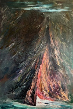 'Passage of Dreams' by Byron Z. Tripp - Dreamlike Surrealist Seascape Painting