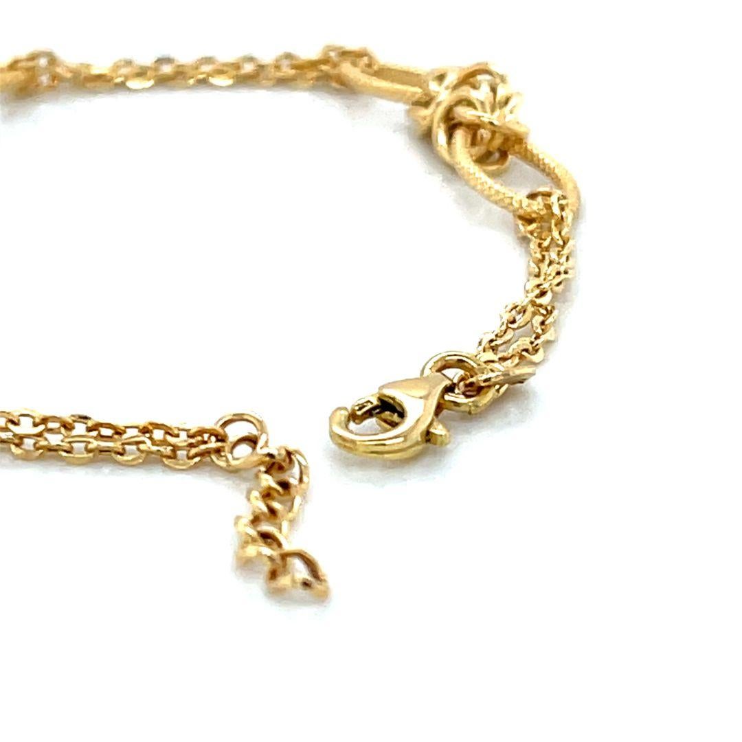 Byzantine 18K Gold Dual-Chain Necklace For Sale 1