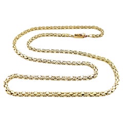 Byzantine 3mm Necklace In Yellow Gold