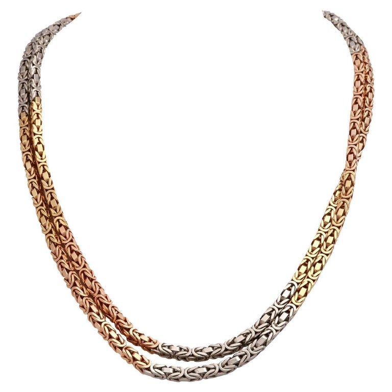 Chaîne En Or 18 Carats Longueur 46 Cm - Occasion, Portée