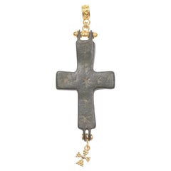 Croix byzantine avec pendentif croix en or, 21 carats (pendant uniquement)