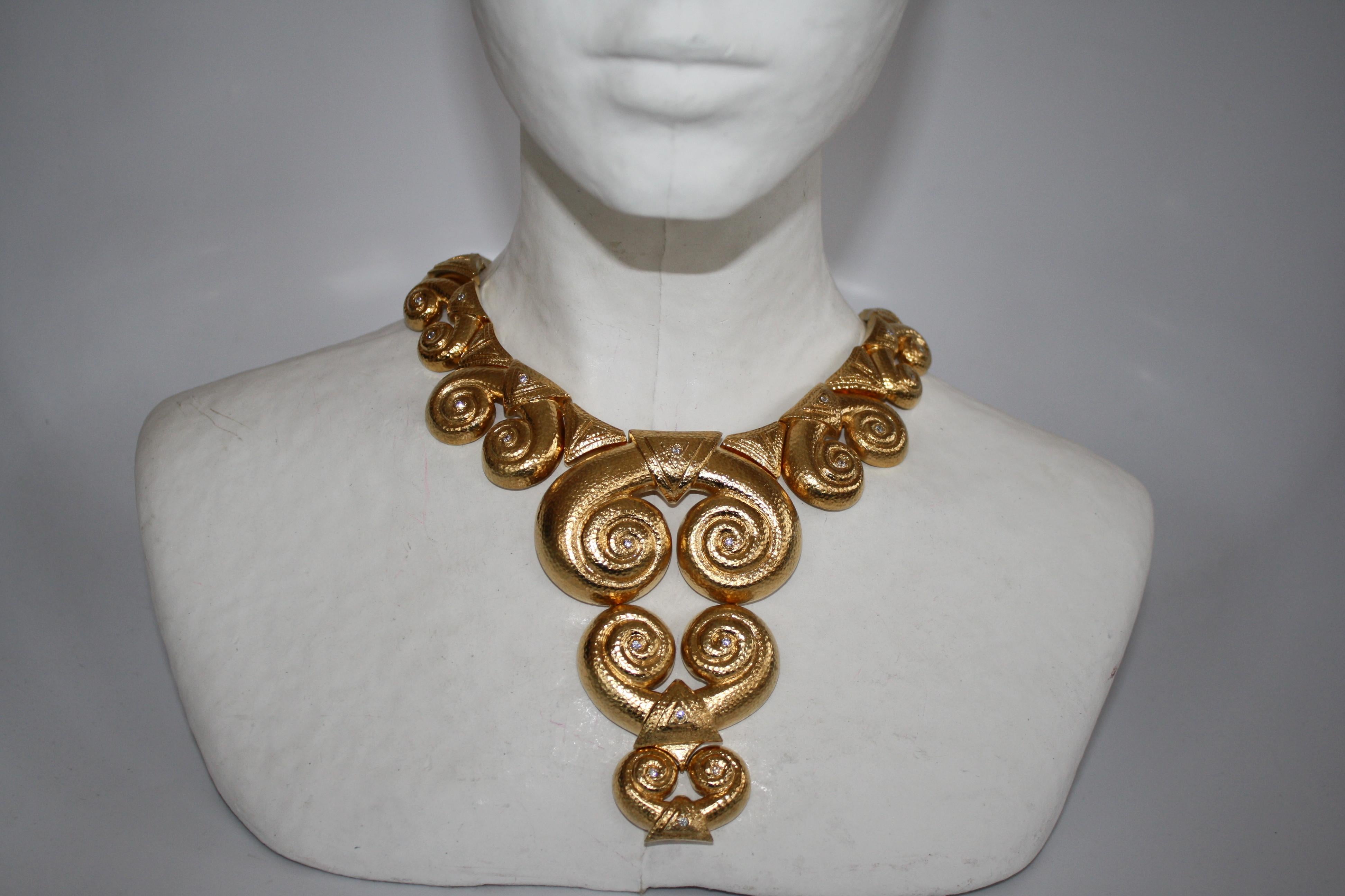 Women's Byzantine Gold Necklace