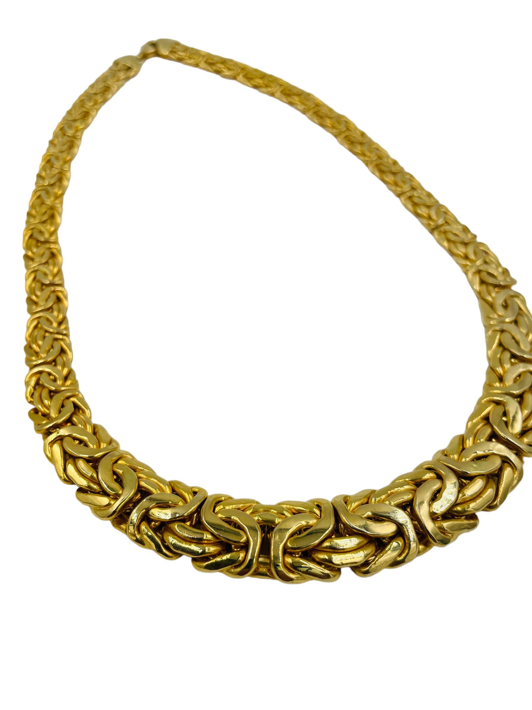 gold byzantine necklace