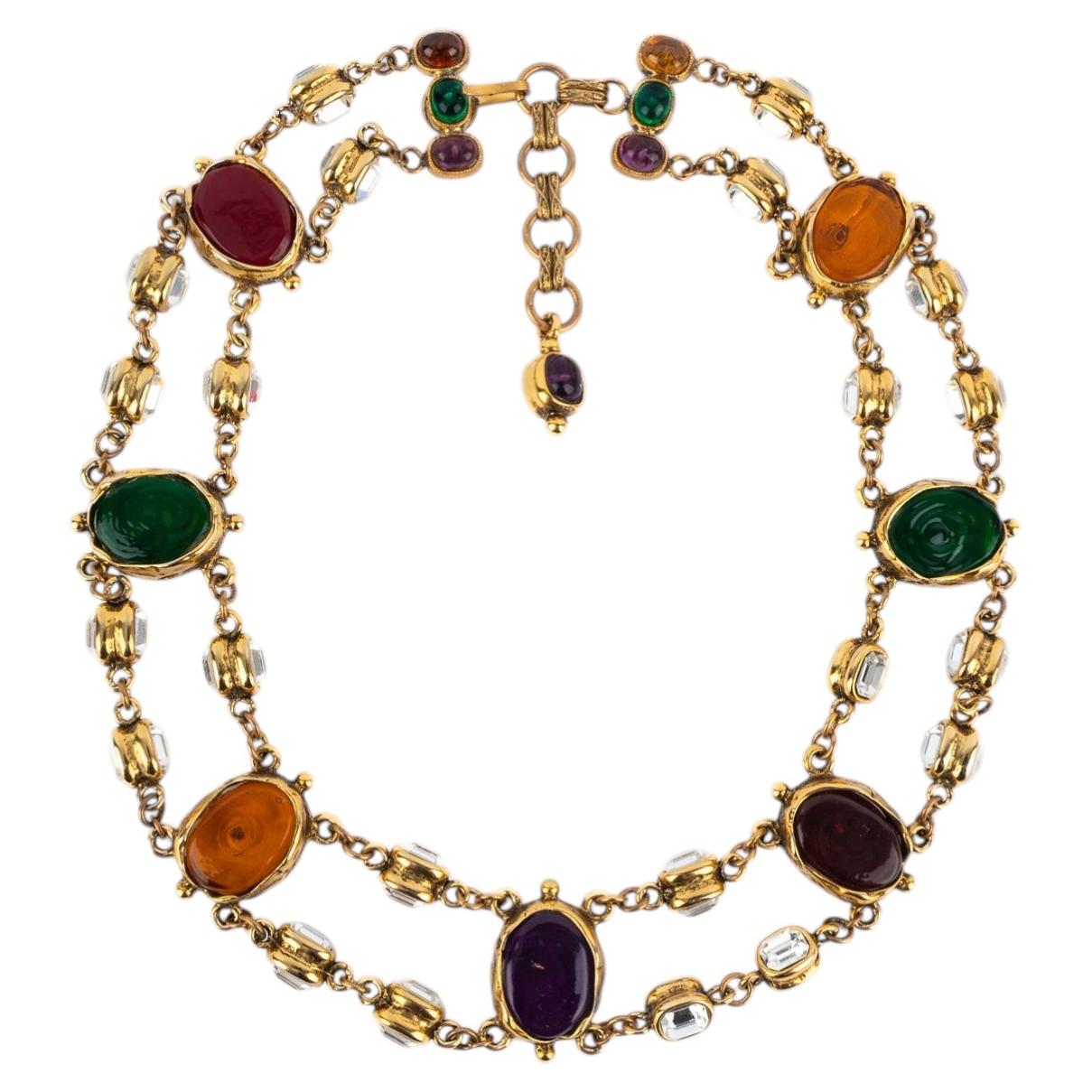 Collana bizantina di Chanel, disegnata da Karl Lagerfeld, 1984