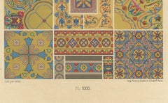 Byzantine Ornament Print – Antique Architectural & Mosaic Patterns, 1869