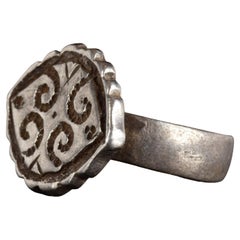 Antique Byzantine Silver Ring