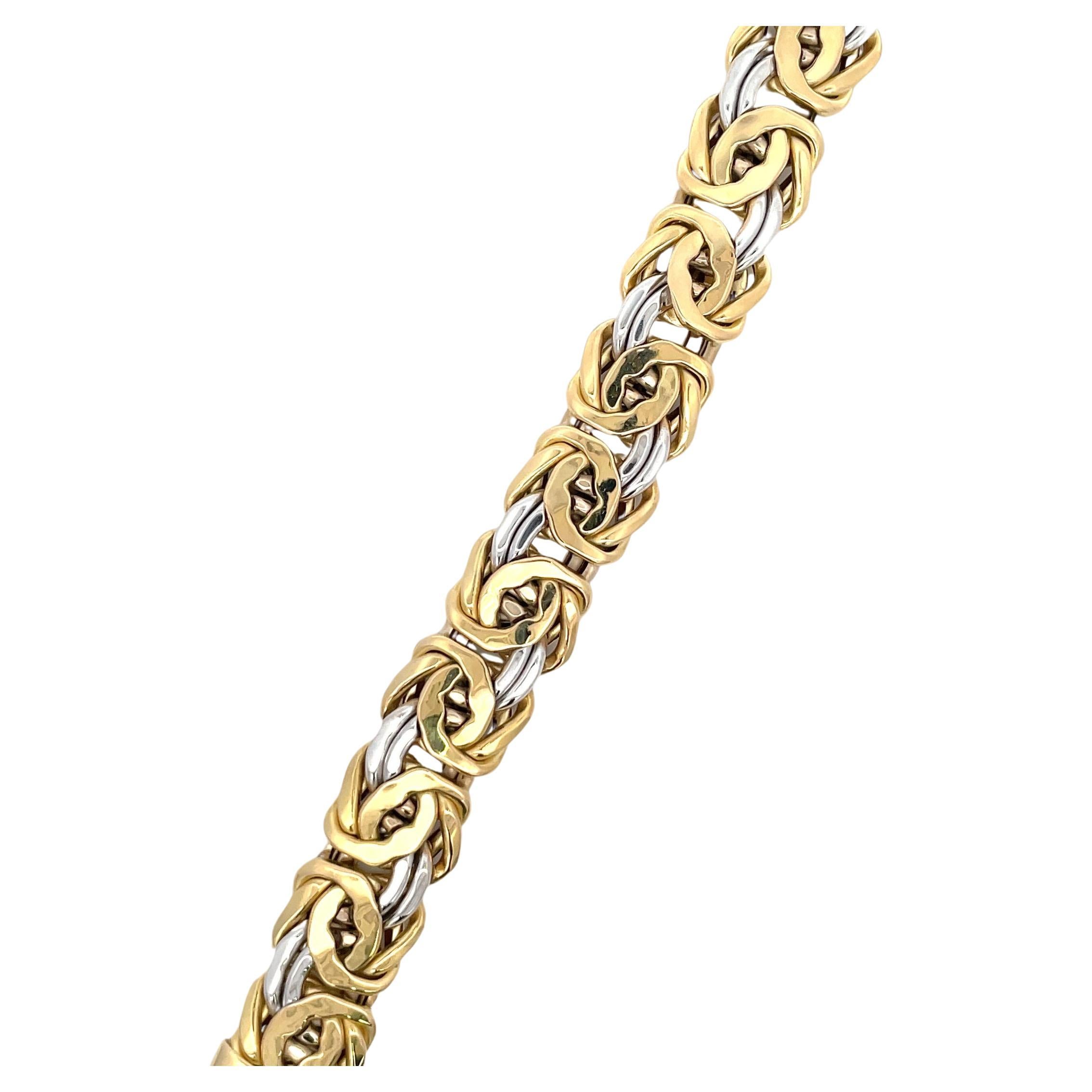 types of gold link bracelets