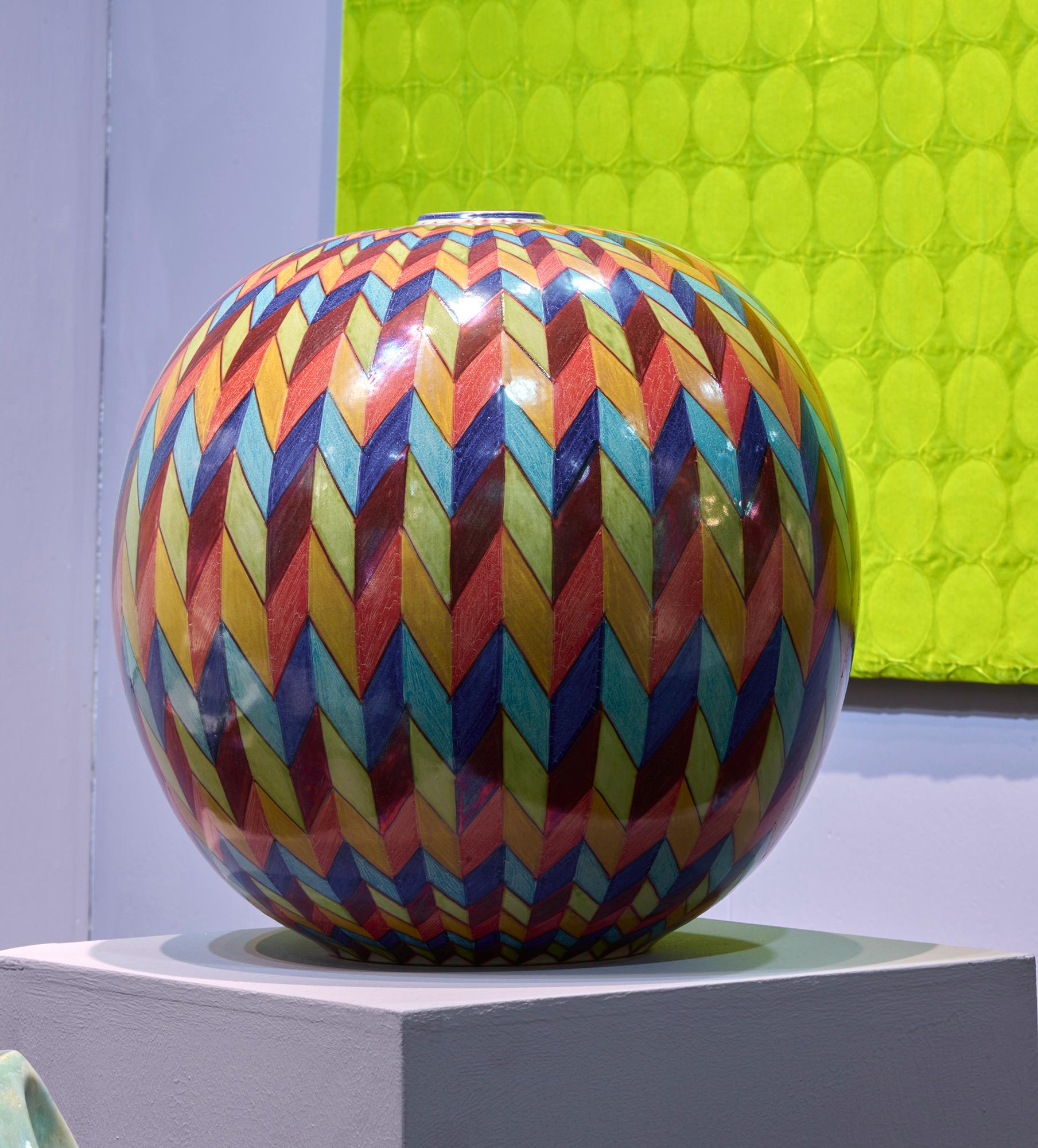 Tarro de Luna Bizancio Cerámica Pintada a Mano Italia Contemporáneo, Siglo XXI Italiano en venta