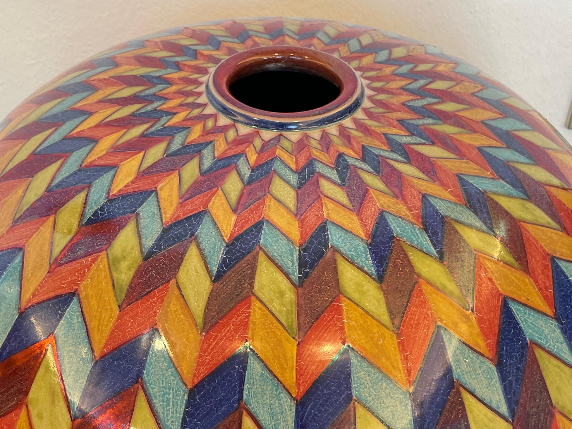 Tarro de Luna Bizancio Cerámica Pintada a Mano Italia Contemporáneo, Siglo XXI en Nuevo estado para la venta en London, GB