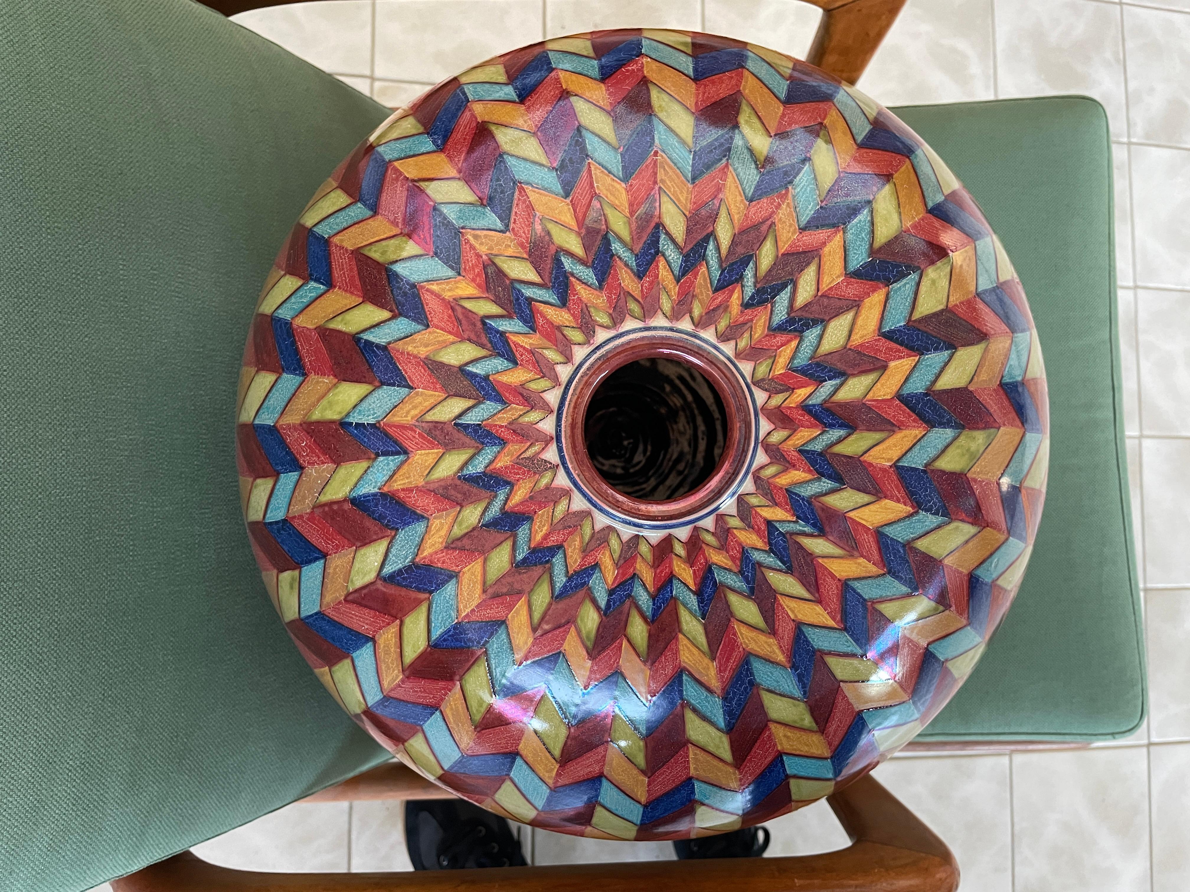 Tarro de Luna Bizancio Cerámica Pintada a Mano Italia Contemporáneo, Siglo XXI en venta 2