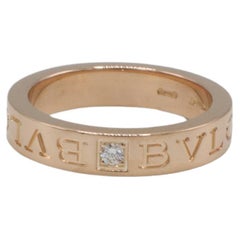 Bulgari Bvlgari B.zero1 Essential 18 Karat Roségold Natürlicher Diamantring