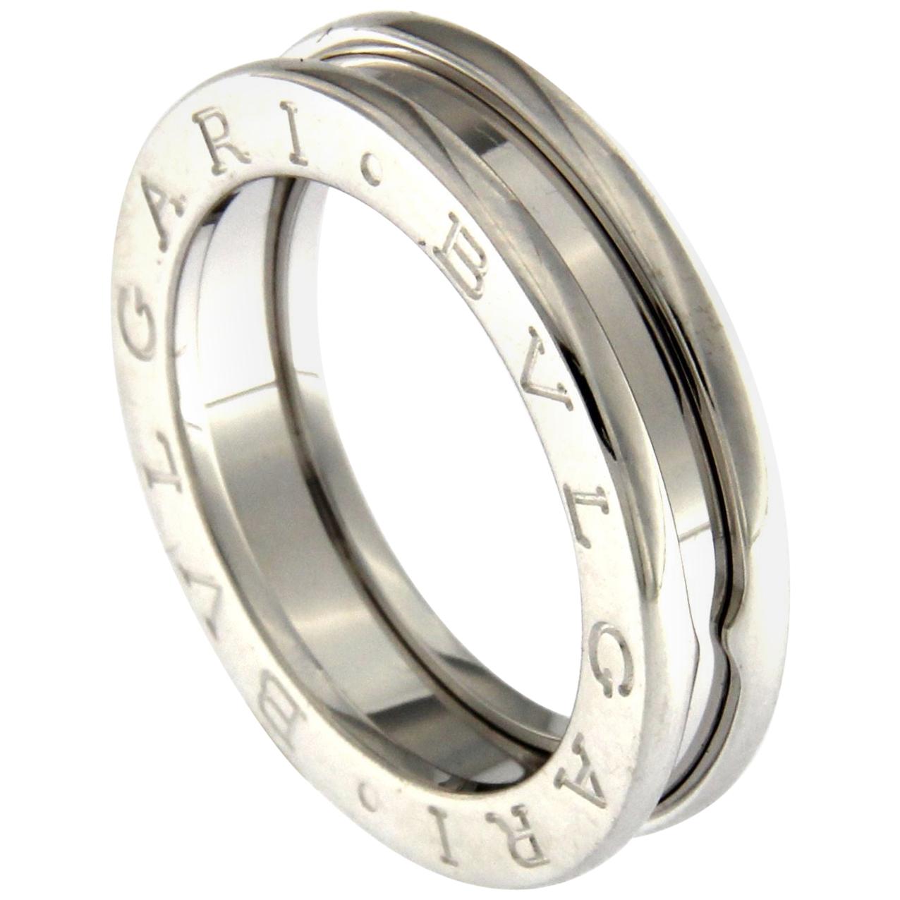 BZERO1 Bague 1 anneau en or blanc 18 carats