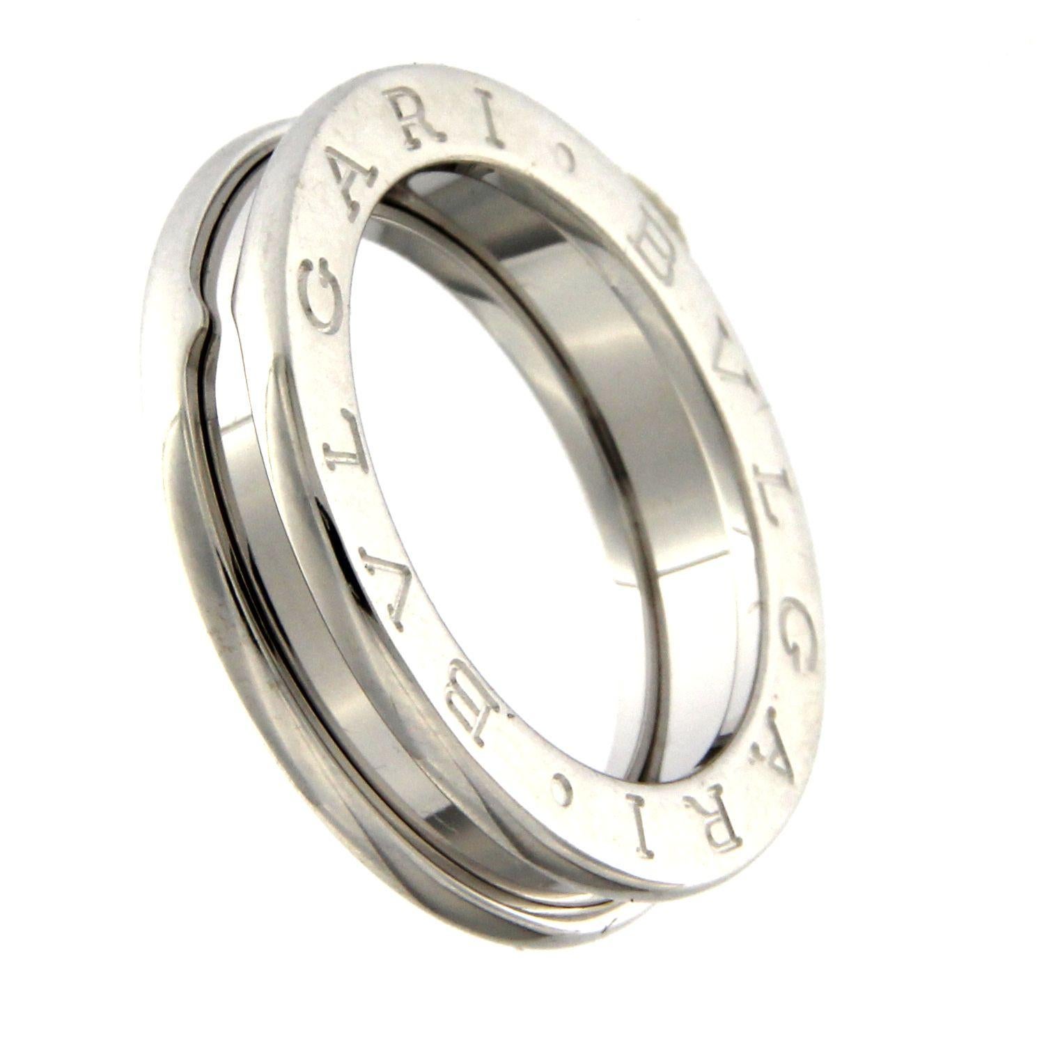 BZERO1 Ring 18 Karat White Gold 1 Band In New Condition For Sale In Milano, Lombardia