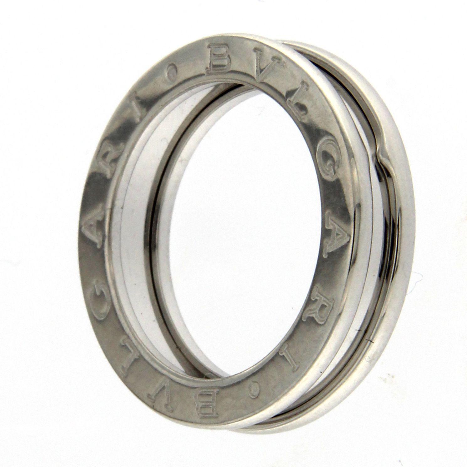 BZERO1 Ring 18 Karat White Gold 1 Band For Sale 4