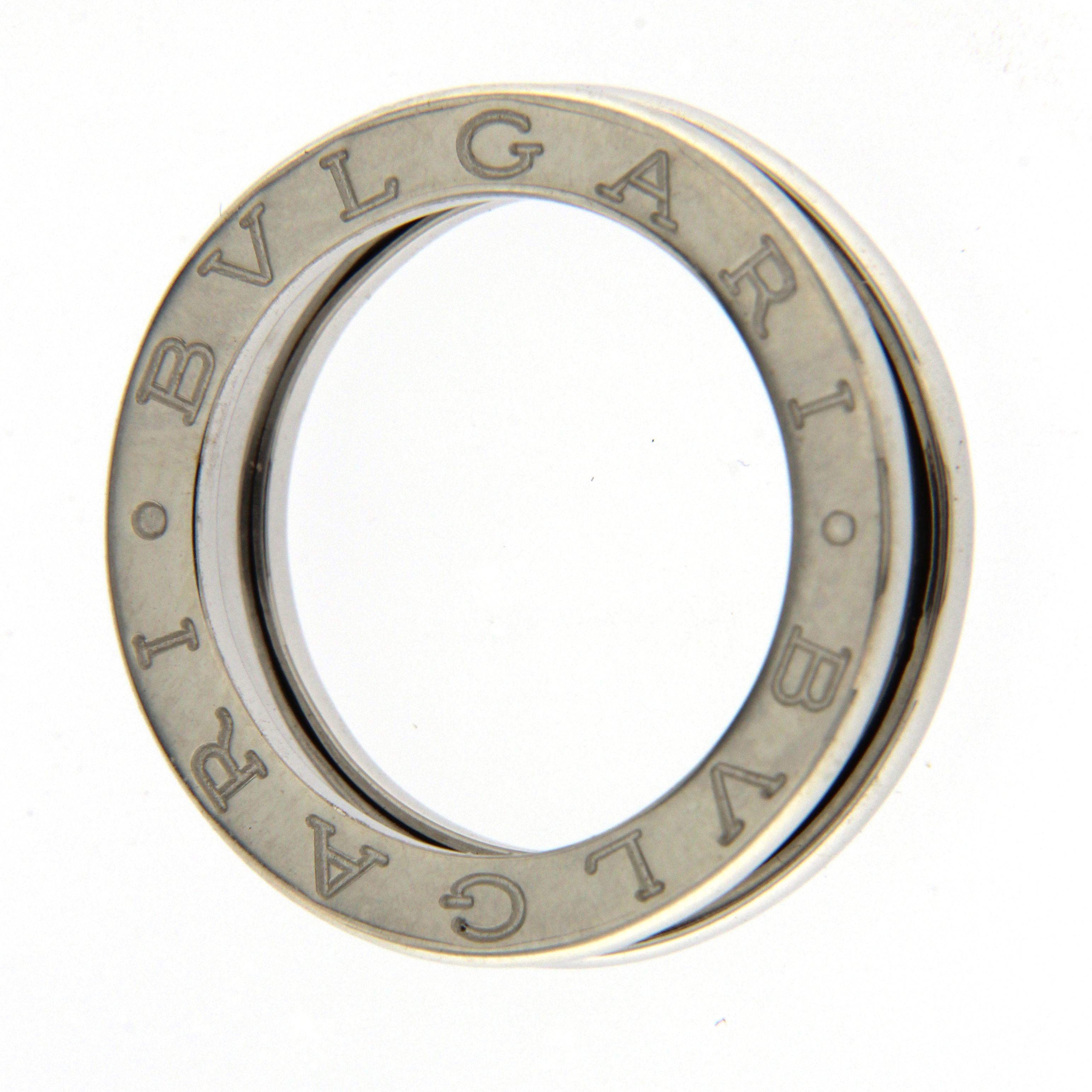 BZERO1 Bague 1 anneau en or blanc 18 carats Neuf - En vente à Milano, Lombardia