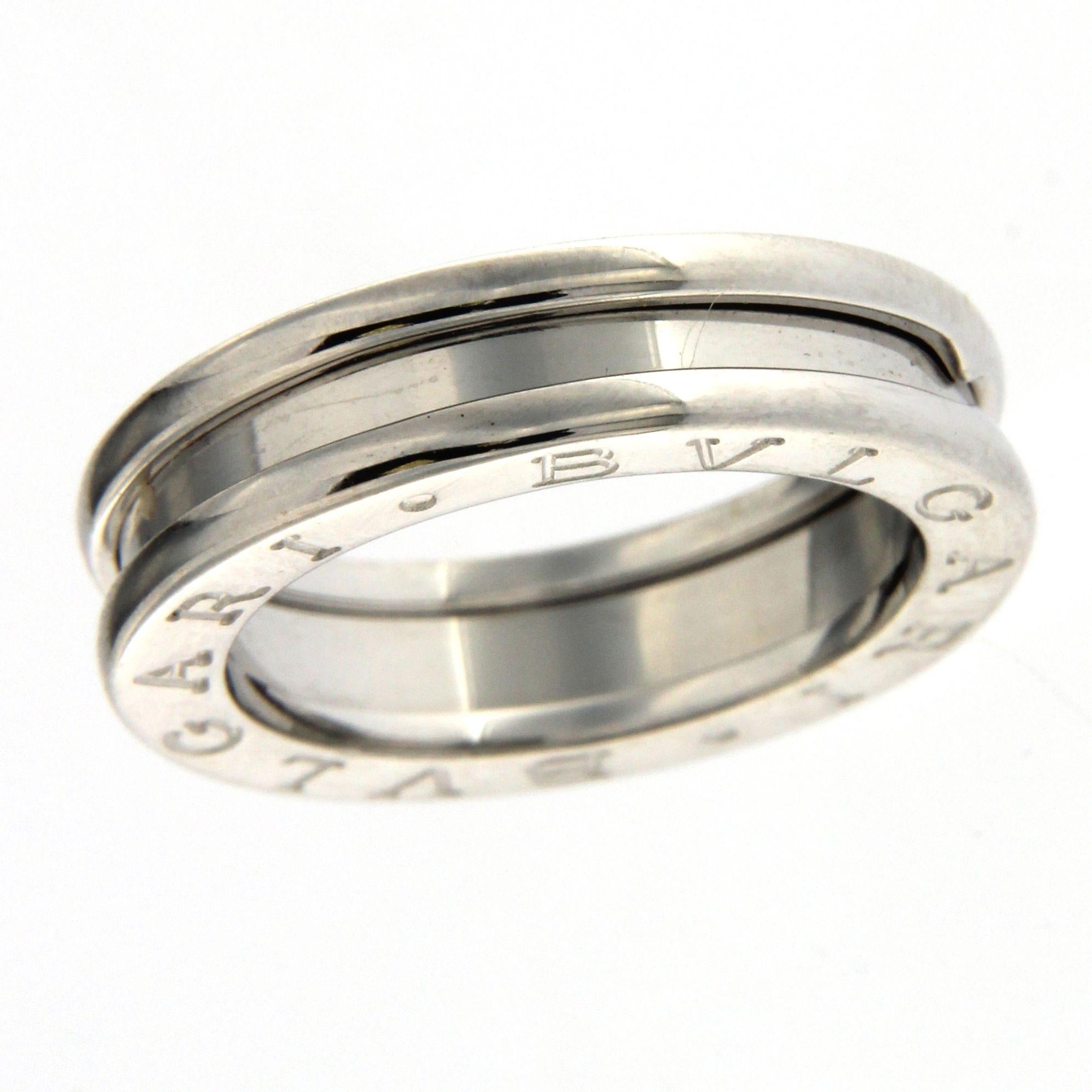 BZERO1 Ring 18 Karat White Gold 1 Band 2