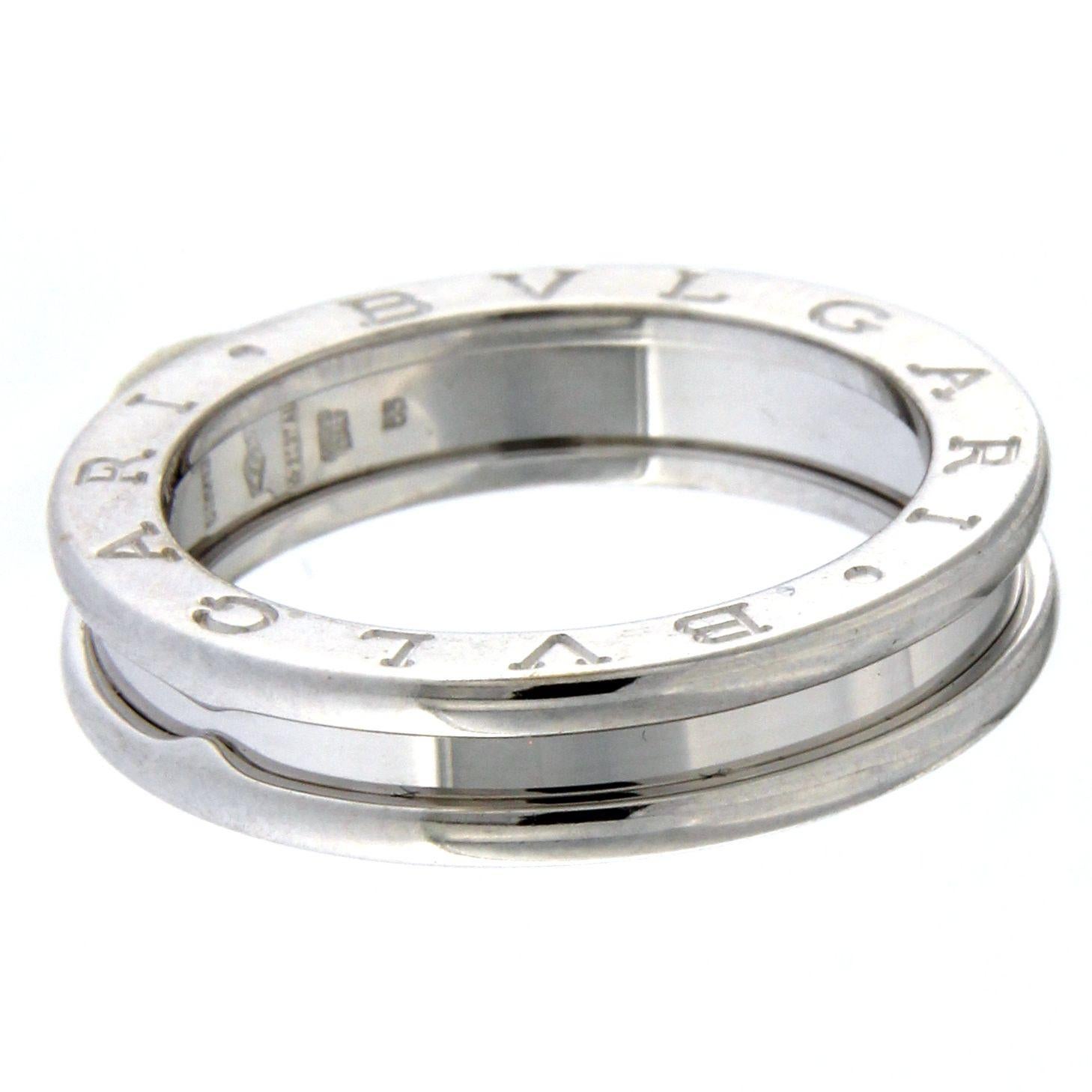 BZERO1 Ring 18 Karat White Gold 1 Band In New Condition For Sale In Milano, Lombardia