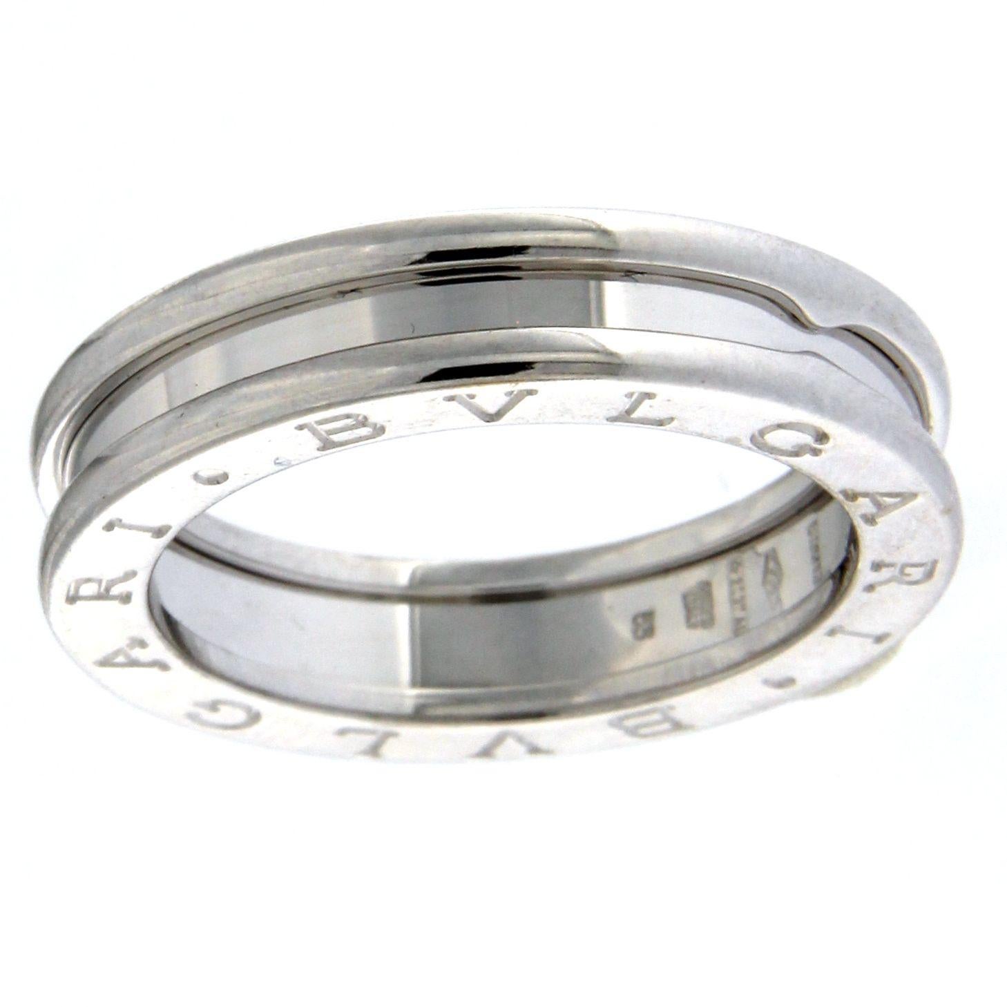 BZERO1 Ring 18 Karat White Gold 1 Band For Sale 1